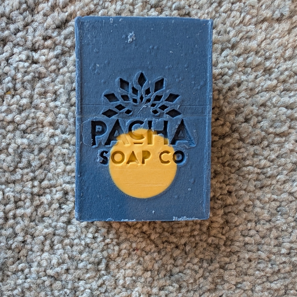 Blue and Yellow Body Wash Bar